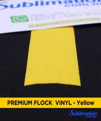 Yellow Flock Vinyl